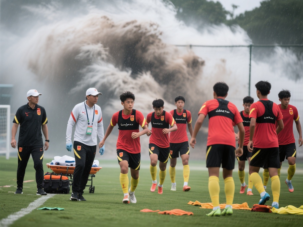 中国U17积极备战首战沙特冲击开门红