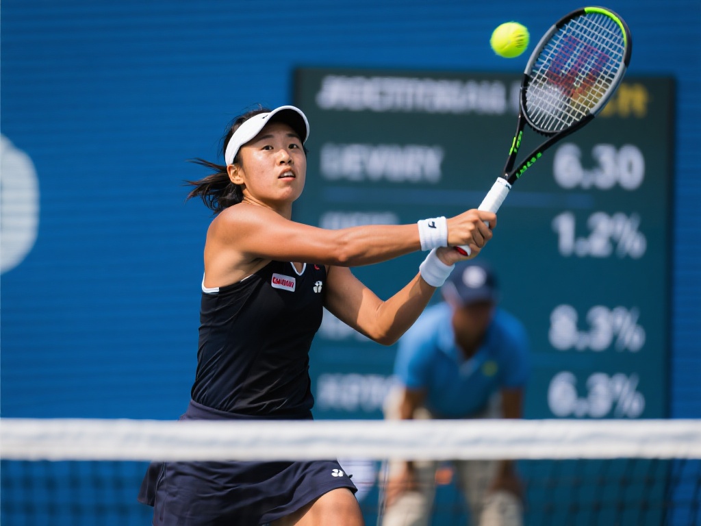 郑钦文苦战三盘力克对手挺进八强